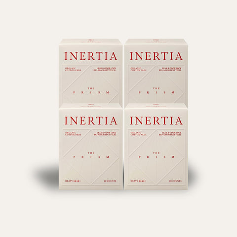 INERTIA Organic Labocell™ Premium Period Pads – Regular & Heavy Flow