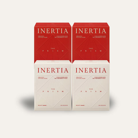 INERTIA Organic Labocell™ Premium Period Pads – Regular & Heavy Flow